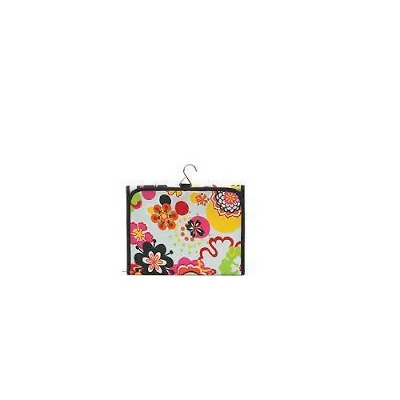 Hanging Cosmetic Bag - Flower Power / Fuchsia Pack of 2 