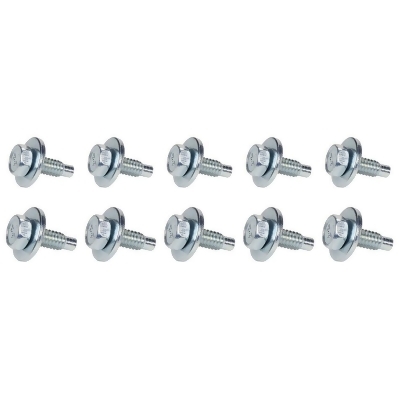 0.75 in. Body Bolt Clips, Silver - Pack of 10 