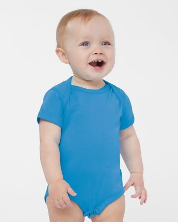 Rabbit Skins B33438825 Infant Fine Jersey Bodysuit, Green Reptile - 24 Months
