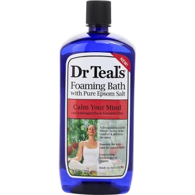 Dr. Teals 466008 34 oz Foaming Bath with Pure Epsom Salt, Ashwagandha 