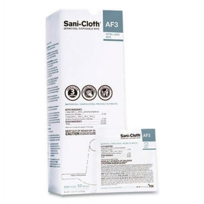 Sani PDIU27500 AF3 Germicidal Disposable Wipes - 50 per Pack 