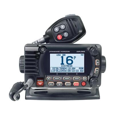 NMEA 2000 Fixed Mount VHF, Black 