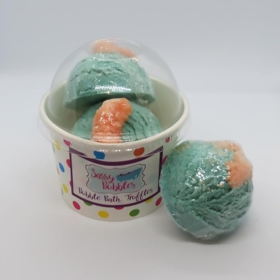 Bubble Bath Truffles - Cucumber & Melon - Pack of 3 