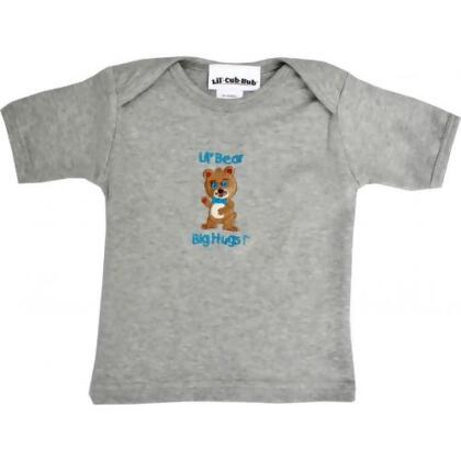 4CSSTBBG-1218 Grey Short Sleeve T-Shirt - Boy Bear- 12-18 months