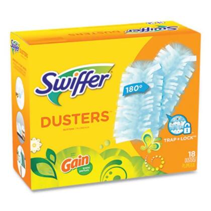 Gain Original Scent Fiber Swiffer Dusters Refill, Blue - Pack of 18 