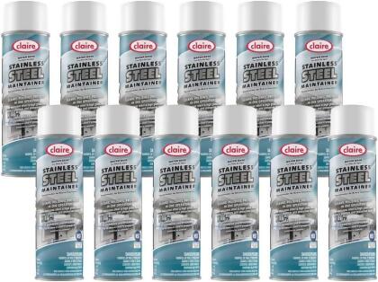 16 oz Polish Stainless Steel Water Base Maintainer - Pack of 12 