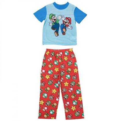 High Five Pajama Set - Blue & Red - Size 4 - 2 Piece