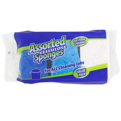 Spongezz 1035832 Medium Duty Sponge for All Purpose - Pack of 6 - Pack of 18 