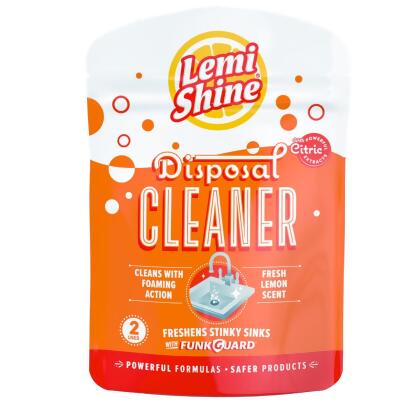 Lemi Shine 8.46 oz Powder Lemi Shine Lemon Scent Garbage Disposal Cleaner - Pack of 10 