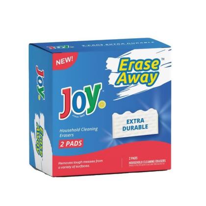 Joysuds 1035736 Erase Away Medium Duty Eraser Sponge for All Purpose, Pack of 2 