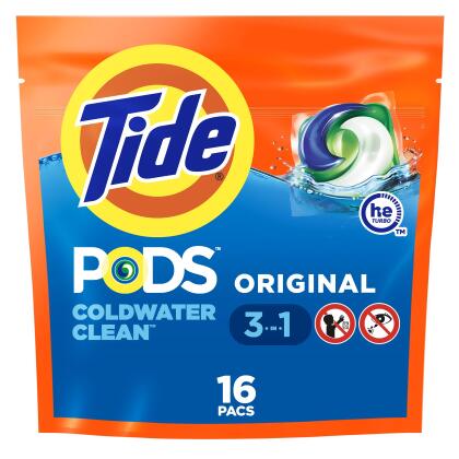 Tide 1670223 16 Count Original Scent Pod Laundry Detergent 