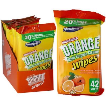 Regent Products 94067 Multi-Purpose Cleaner Orange Wipes - 42 Count - Pack of 16 