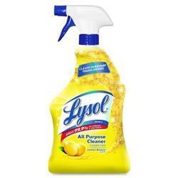 Reckitt Benckiser 19200-75352 32 oz Lemon Lysol RTU All Purpose Cleaner - Case of 12 