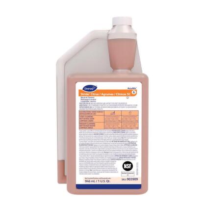 United Stationers Supply B3178274 Diversey Stride SC Neutral Cleaner - Citrus Scent - 32 oz AccuMix Bottle - Case of 6 