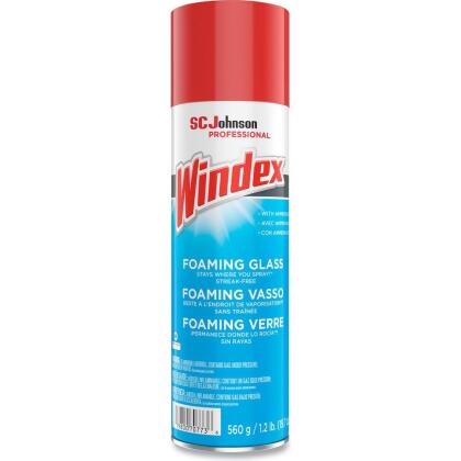 United Stationers Supply B3092368 20 oz Fresh Scent Windex Foaming Glass Cleaner - 6 per Case 