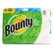 Bounty Paper Towels, 12ct, Select-a-Size Mega Rolls Bounty Paper Towels, 12ct, Select-a-Size Mega Rolls