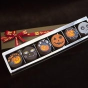 巧克力馬卡龍-萬聖節限定(六顆入/盒)/ 巧克力馬卡龍-萬聖節限定(六顆入/盒)