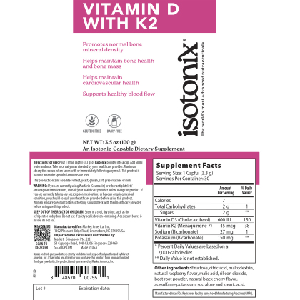Isotonix&reg;维他命 D + K2
