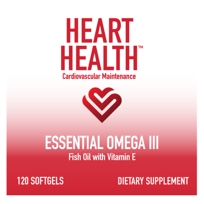 Heart Health&trade; 鱼油（含维他命E）