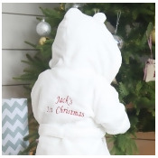 Personalised 1st Christmas Robe Personalised 1st Christmas Robe