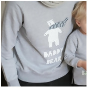Grey ‘Daddy Bear’ Christmas Jumper Grey ‘Daddy Bear’ Christmas Jumper