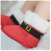 Personalised Red Santa Booties Personalised Red Santa Booties