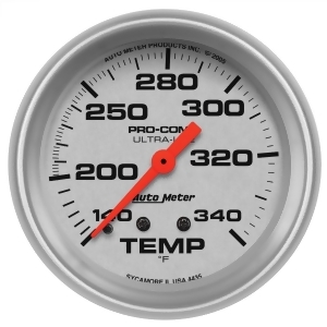 Autometer 4435 Ultra-Lite Mechanical Water Temperature Gauge - All