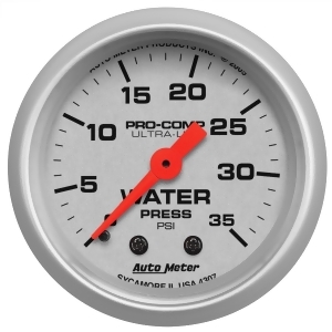 Autometer 4307 Ultra-Lite Mechanical Water Pressure Gauge - All