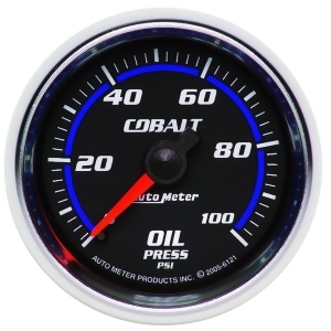 Autometer 6121 Cobalt Mechanical Oil Pressure Gauge - All