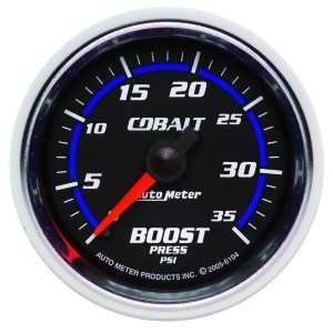 Autometer 6104 Cobalt Mechanical Boost Gauge - All