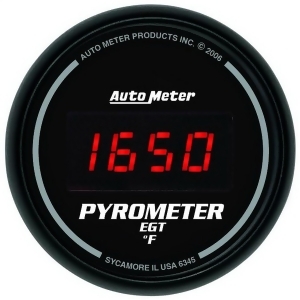 Autometer 6345 Sport-Comp Digital Pyrometer Gauge - All