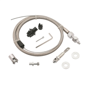 Mr. Gasket 5657 Steel Braided Throttle Cable Kit - All