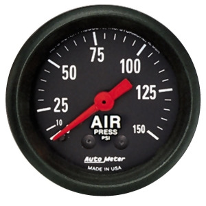 Autometer 2620 Z-Series Mechanical Air Pressure Gauge - All