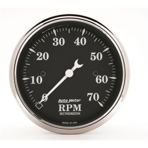Autometer 1798 Old Tyme Black Electric Tachometer - All