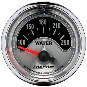 Autometer 1236 American Muscle Water Temperature Gauge - All