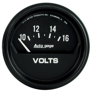 Autometer 2319 Autogage Electric Voltmeter Gauge - All