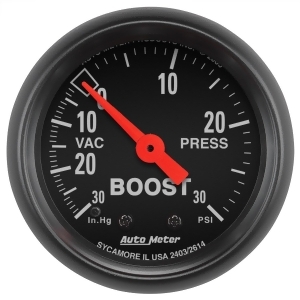 Autometer 2614 Z-Series Mechanical Boost/Vacuum Gauge - All