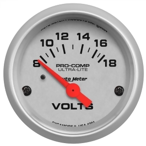 Autometer 4391 Ultra-Lite Electric Voltmeter Gauge - All