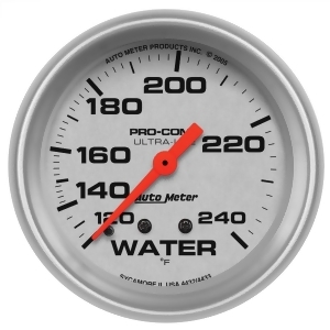 Autometer 4432 Ultra-Lite Mechanical Water Temperature Gauge - All