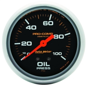 Autometer 5421 Pro-Comp Liquid-Filled Mechanical Oil Pressure Gauge - All