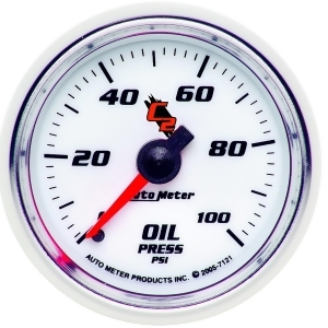 Autometer 7121 C2 Mechanical Oil Pressure Gauge - All
