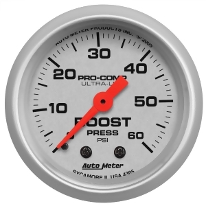 Autometer 4305 Ultra-Lite Mechanical Boost Gauge - All