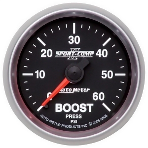 Autometer 3605 Sport-Comp Ii Mechanical Boost Gauge - All