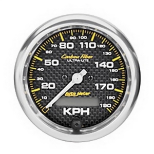 Autometer 4787-M Carbon Fiber In-Dash Electric Speedometer - All