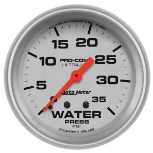 Autometer 4407 Ultra-Lite Mechanical Water Pressure Gauge - All