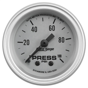 Autometer 2334 Autogage Mechanical Oil Pressure Gauge - All