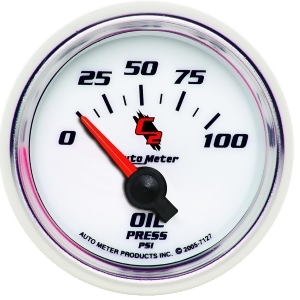 Autometer 7127 C2 Electric Oil Pressure Gauge - All