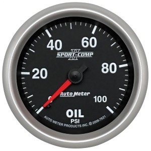 Autometer 7621 Sport-Comp Ii Mechanical Oil Pressure Gauge - All