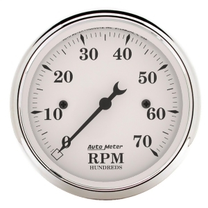 Autometer 1695 Old Tyme White Electric Tachometer - All