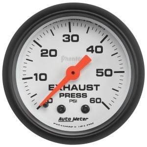 Autometer 5725 Phantom Mechanical Exhaust Pressure Gauge - All
